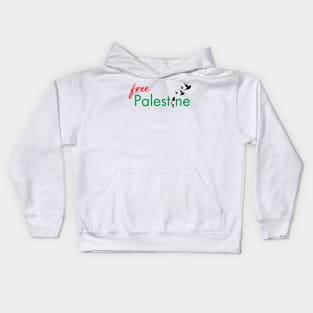 Free Palestine Kids Hoodie